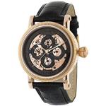 Stuhrling Original Men's 150A.334541 Symphony Maestro II Automatic Skeleton Date Rose Tone Watch