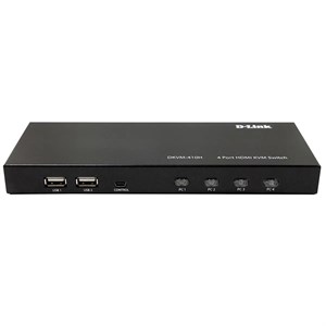 سوییچ 4 پورت دی لینک مدل D-Link DKVM-410H با پورتهای USB و HDMI