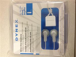 Dynex Ear Bud Headphones for Apple iPod Shuffle 