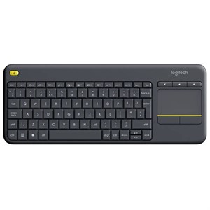 کیبورد و تاچ پد بی سیم تلویزیون و کامپیوتر لاجیتک مدل Logitech K400 Plus Wireless Touch Keyboard
