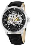 Stuhrling Original Men's 133.33151  Executive Automatic Skeleton Black Genuine Leather Strap Watch