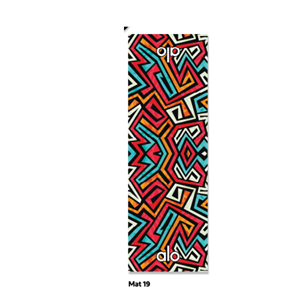 فرشینه زیر انداز مت ورزشی باشگاهی Alo گرافیتی ابعاد 60 در 180 کد Mat 19 (پس کرایه)