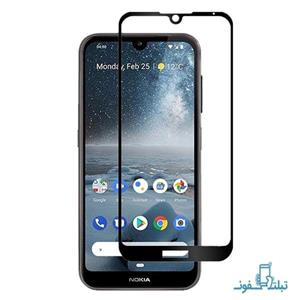 گلس نوکیا full glue glass nokia 2.2 تمام صفحه و تمام چسب