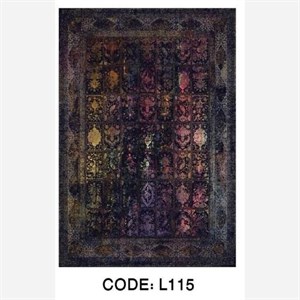 روفرشی کشدار مخمل شنل طرح طلوع کدL115(پس کرایه) - 12متری(300*400) - سایز: 12متری(300*400)