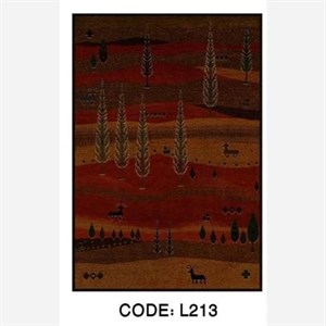 قیمت خرید فرش چاپی هازان ترک طرح سرو سرخ L213(پس کرایه) - پادری 50 در 80 - سایز: پادری 50 در 80
