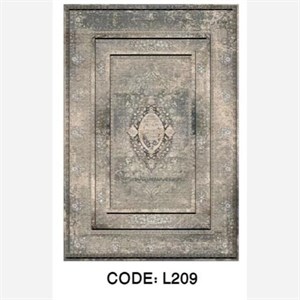 قیمت خرید فرش چاپی هازان ترک طرح کهن کرم L209(پس کرایه) - پادری 50 در 80 - سایز: پادری 50 در 80