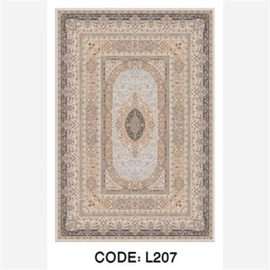 قیمت خرید فرش چاپی هازان ترک طرح کتیبه L207(پس کرایه) - پادری 50 در 80 - سایز: پادری 50 در 80