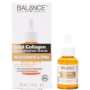 سرم جوان کننده پوست بالانس با طلای کلوئیدی و کلاژن دریایی حجم 30 میلی لیتر Balance Gold Collagen Rejuvenating Serum 30ml