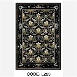 قیمت خرید فرش چاپی هازان ترک طرح نیلوفرL223(پس کرایه) - پادری 50 در 80 - سایز: پادری 50 در 80