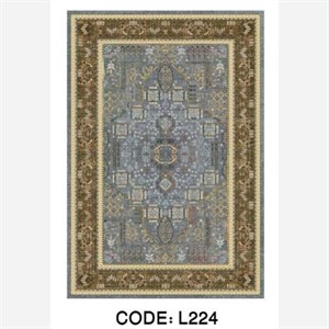 قیمت خرید فرش چاپی هازان ترک طرح طلاL224(پس کرایه) - پادری 50 در 80 - سایز: پادری 50 در 80