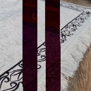فرشینه طرح جانماز جنس مخمل دخترانه 110 در 75 کد n108(پس کرایه)