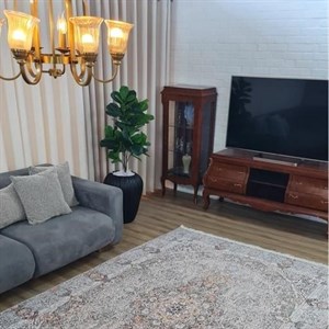 فرش چاپی برند حسن نیا مخمل هازان طرح نقره‌نگار u29(پس کرایه) - 1 در 1.5 متر (1/5 متری) - سایز: 1 در 1.5 متر (1/5 متری)