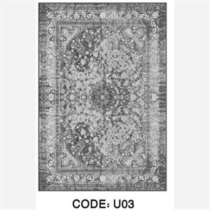 روفرشی کشدار مخمل شانل مدل کلاسیکا کد U03 (پس کرایه) - 4 متری(225*150) - سایز: 4 متری(225*150)