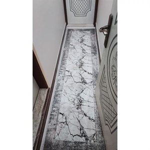 فرش راهرو و راه پله مخمل هازان ترک برند حسن نیا M250 (پس کرایه) - قطر 100 (گرد) - سایز: قطر 100 (گرد)