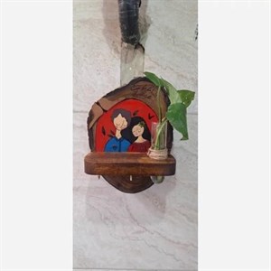 جاکلیدی وگلدان چوبی*پس کرایه*