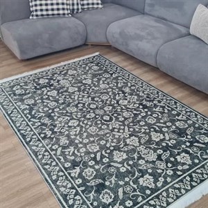 فرشینه مخمل کیفیت هایژنیک گوشتی A طرح گلبرگ u650 (پس کرایه) - پادری 50 در 80 سانت - سایز: پادری 50 در 80 سانت