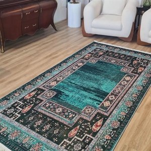 فرشینه مخمل کیفیت هایژنیک گوشتی A طرح مرغابی L286 (پس کرایه) - پادری 50 در 80 سانت - سایز: پادری 50 در 80 سانت