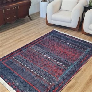 فرشینه مخمل کیفیت هایژنیک گوشتی A طرح سنتی بلک لایت L272 (پس کرایه) - پادری 50 در 80 سانت - سایز: پادری 50 در 80 سانت
