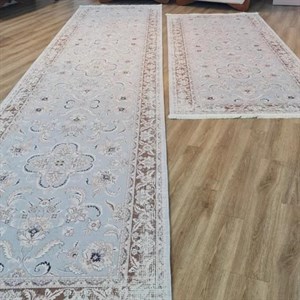 فرشینه مخمل هازان کیفیت گوشتی A طرح همایون U528(پس کرایه) - پادری 50 در 80 سانت - سایز: پادری 50 در 80 سانت