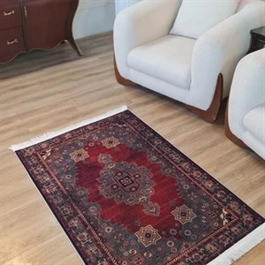 فرشینه مخمل هازان کیفیت گوشتی A طرح صنم U601 (پس کرایه) - پادری 50 در 80 سانت - سایز: پادری 50 در 80 سانت