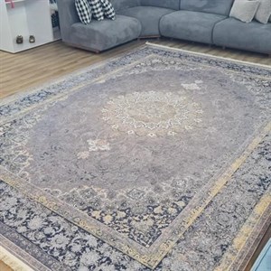 فرش چاپی مخمل کیفیت هایژنیک گوشتی A طرح آسو L364(پس کرایه) - 1 در 1.5 متر (1/5 متری) - سایز: 1 در 1.5 متر (1/5 متری)