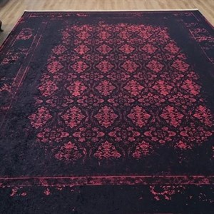 فرشینه مخمل کیفیت هایژنیک گوشتی A طرح ارینا L158 (پس کرایه) - پادری 50 در 80 سانت - سایز: پادری 50 در 80 سانت