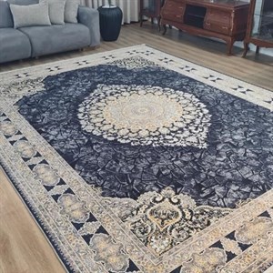فرش چاپی مخمل کیفیت هایژنیک گوشتی A طرح آدان L419 (پس کرایه) - 1 در 1.5 متر (1/5 متری) - سایز: 1 در 1.5 متر (1/5 متری)