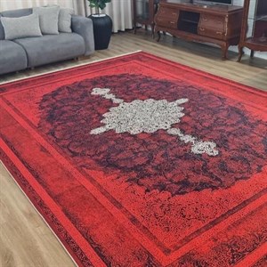 فرش چاپی مخمل کیفیت هایژنیک گوشتی A طرح چیاکو U660 (پس کرایه) - 1 در 1.5 متر (1/5 متری) - سایز: 1 در 1.5 متر (1/5 متری)