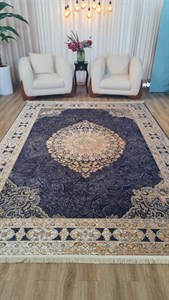 فرش چاپی مخمل کیفیت هایژنیک گوشتی A طرح پاپلیL420 (پس کرایه) - 1 در 1.5 متر (1/5 متری) - سایز: 1 در 1.5 متر (1/5 متری)