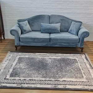 فرش چاپی مخمل ورساچه وینتیج طرح بردیا H174 (پس کرایه) - پادری 50 در 80 سانت - سایز: پادری 50 در 80 سانت