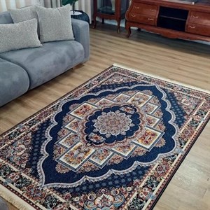 فرش چاپی کیفیت A هایژنیک طرح رادمان H298 (پس کرایه) - 1 در 1.5 متر (بیضی) - سایز: 1 در 1.5 متر (بیضی)