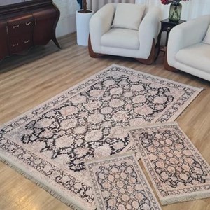 فرش چاپی کیفیت A هایژنیک طرح اوراشی L421 (پس کرایه) - 1 در 1.5 متر (بیضی) - سایز: 1 در 1.5 متر (بیضی)