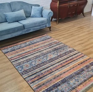 فرش چاپی وینتیج کیفیت A هایژنیک طرح گبه قشقایی U450 (پس کرایه) - 1 در 1.5 متر (1/5 متری) - سایز: 1 در 1.5 متر (1/5 متری)