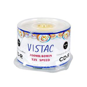 باکس سی دی خام 50 عددی ویستک –  Vistac 700MB CD-R