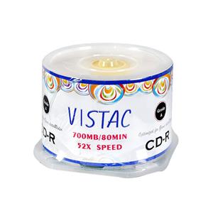 باکس سی دی خام 50 عددی ویستک –  Vistac 700MB CD-R