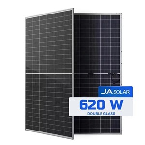پنل خورشیدی 620 وات مونو کریستال بایفشیال برند JA SOLAR با تکنولوژی N-Type