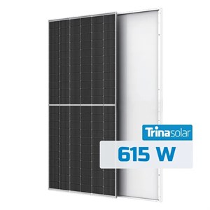 پنل خورشیدی 615 وات مونو کریستال برند TRINA SOLAR با تکنولوژی N-Type TOPCON