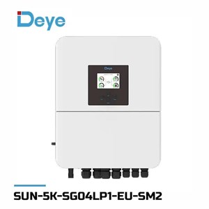 اینورتر هیبریدی خورشیدی 5 کیلووات تک فاز برند DEYE مدل SUN-5K-SG04LP1 -EU-SM2