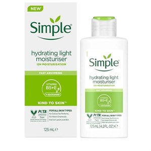 کرم آبرسان و مرطوب کننده سیمپل مدل light حجم ۱۲۵ میل