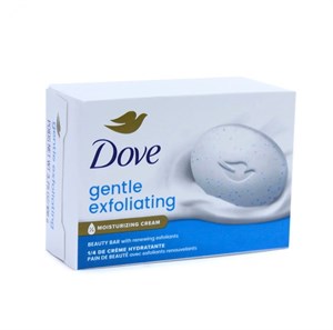 صابون مرطوب کننده و لایه بردار داو کانادا مدل gentle exfoliating رایحه ملایم وزن 106 گرم