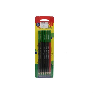 پک مداد مشکی و مداد قرمز 3 گوش فونزل (بسته 6 عددی)