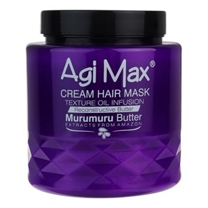 ماسک نرم کننده مو اجی مکس مدل Murumuru Butter مناسب برای موی کراتین شده، دکلره شده حجم 1000 میلی لیتر