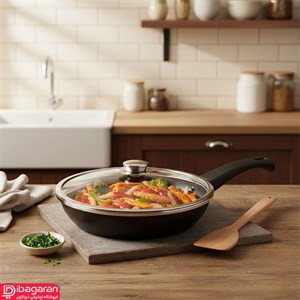 تابه گرانیتی تک دسته سایز 28 ریور