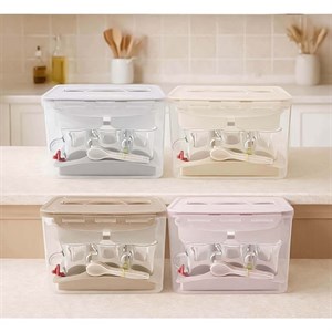 سرویس چای خوری لیمون 6 نفره مدل 430 وانیلی