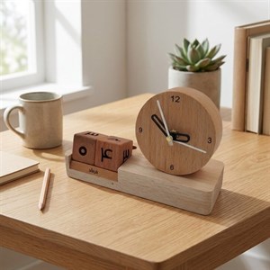 ساعت رومیزی عقربه‌ای مدل N-SGT