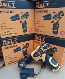 دریل شارژی 18 ولت تک باطری دیوالت کد D1B-18v