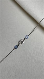 دستبند نقره زنانه dnz9 