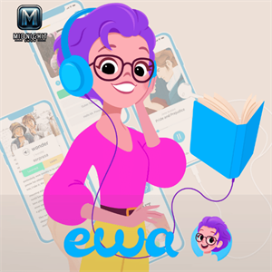 اکانت پرمیوم EWA - آموزش زبان با کتاب و فیلم