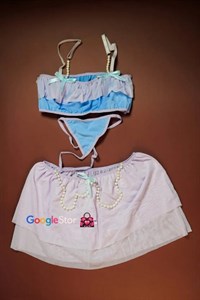 لباس خواب فانتزی مرواریدی کد 6927