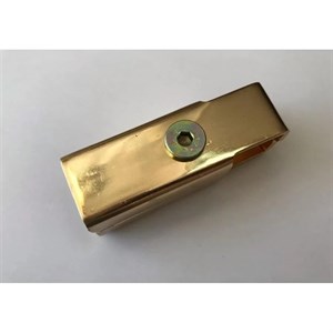 بست پروفیل(قوطی 25) طلایی یکطرفه